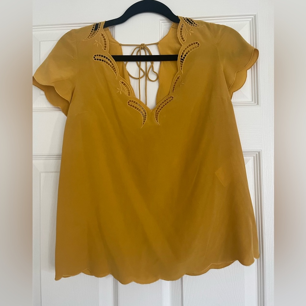 Silk Sezane top XS